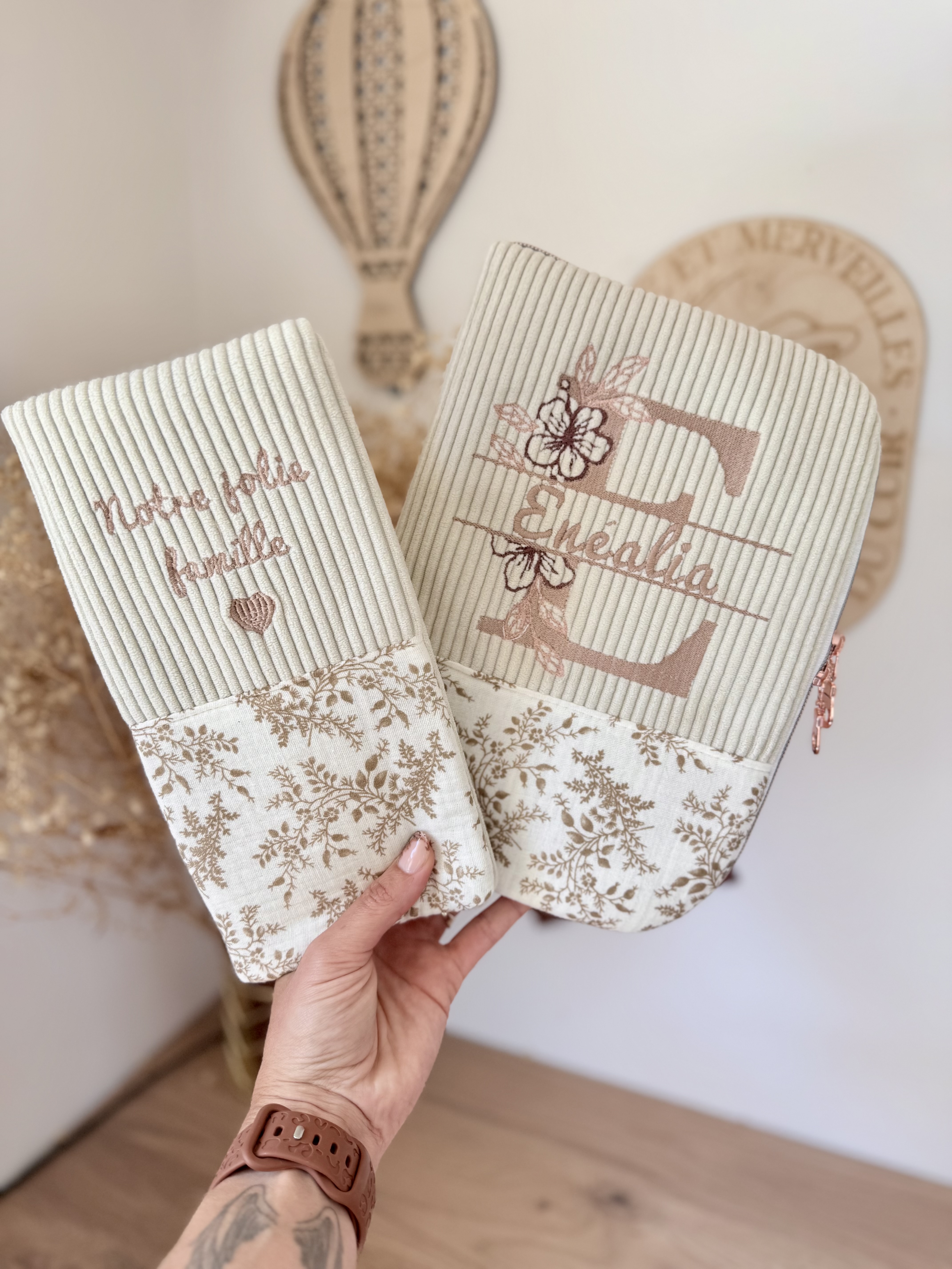 Protège-carnets personnalisés