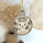 Boule de noel animaux totem