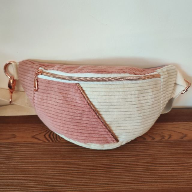 Sac banane bicolore