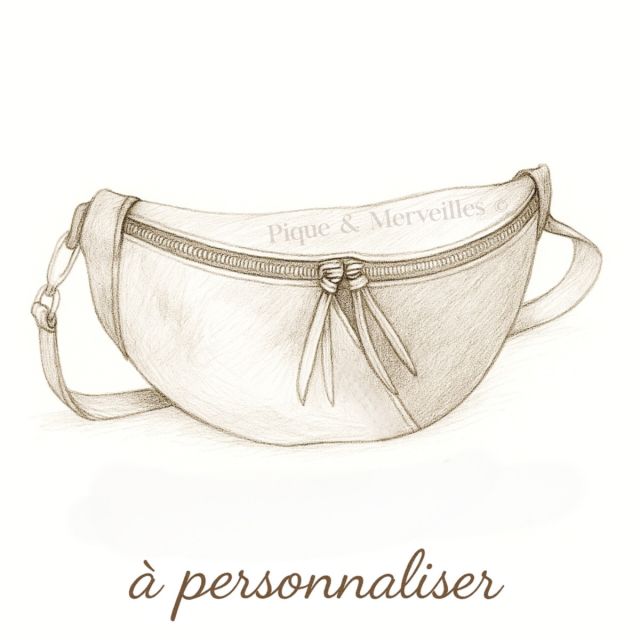 Banane cuir à personnaliser