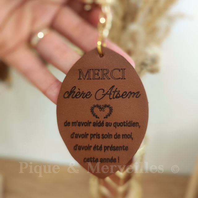Porte clefs cuir