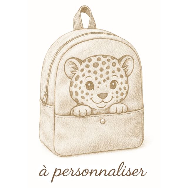 Sac à dos zippé - Collection Animaux